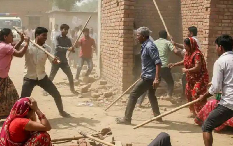 Lucknow: चिनहट में जमीनी विवाद को लेकर मारपीट और फायरिंग, चार घायल