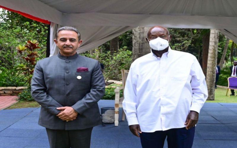 गुट निरपेक्ष आंदोलन के 19वें सम्मेलन में शामिल हुए कीर्ति वर्धन सिंह, युगांडा के राष्ट्रपति से की मुलाकात