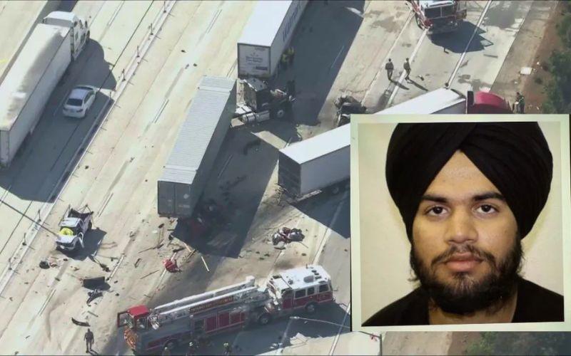 कैलिफ़ोर्निया में 21 साल के भारतीय ट्रक चालक ने कई वाहनों को मारी टक्कर, 3 की मौत