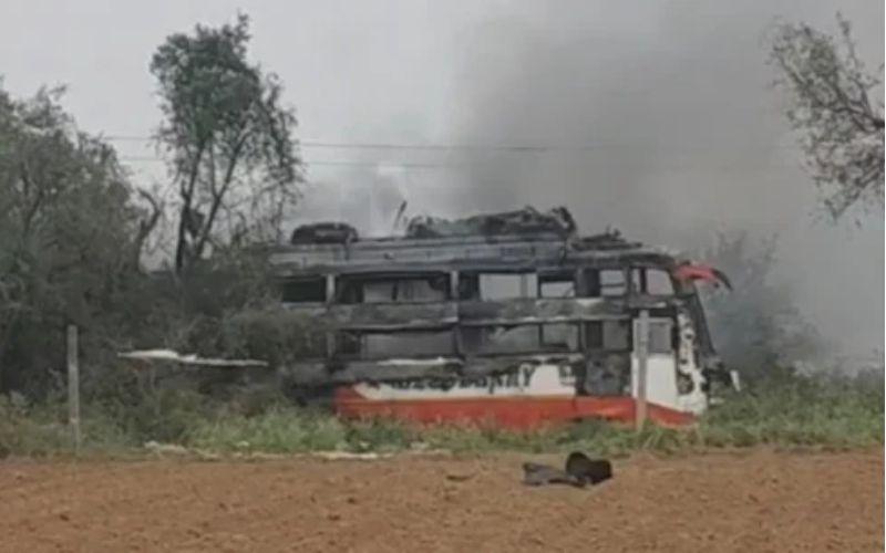 Jaipur Bus Accident: जयपुर में भीषण बस हादसा, हाईटेंशन लाइन से 2 की मौत