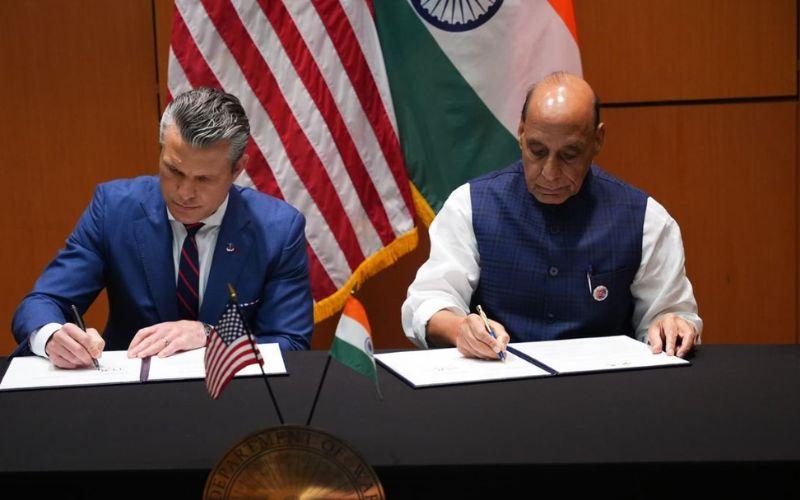 भारत-अमेरिका के बीच रक्षा समझौता, राजनाथ सिंह बोले- नया अध्याय शुरू हुआ