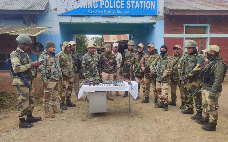 मणिपुर में तीन उग्रवादी गिरफ्तार