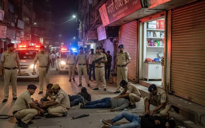 रोहतक में पुलिस मुठभेड़ के बाद पांच बदमाश गिरफ्तार, व्यापारी की दुकान पर करने वाले थे फायरिंग