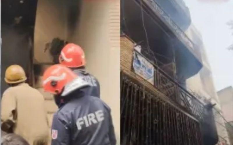 Delhi News: सुभाष नगर इलाके में लगी आग, दमकल विभाग की तीन गाड़ियां मौजूद