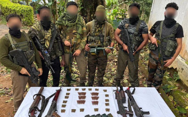 मणिपुर में मुठभेड़ में चार उग्रवादी मारे गए, हथियार व गोला-बारूद बरामद