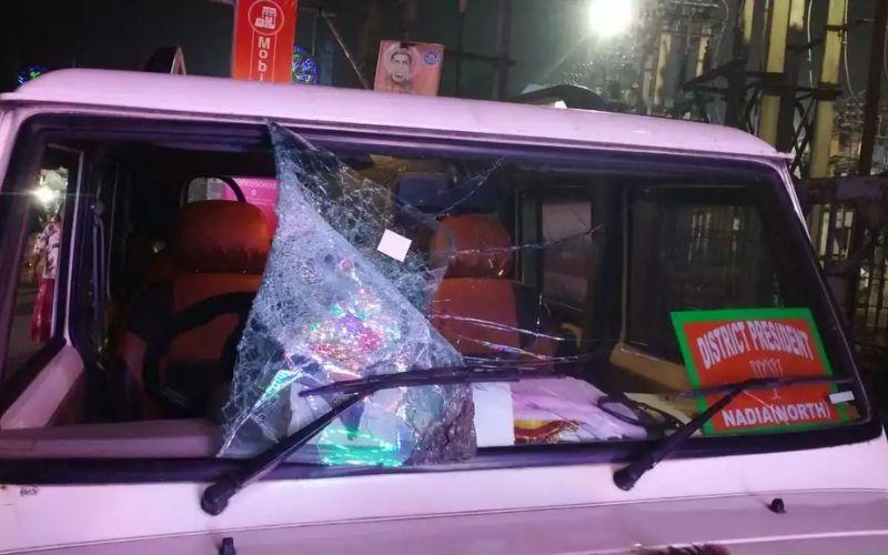 केंद्रीय मंत्री सुकांत मजूमदार के काफिले पर हमले का आरोप, BJP-TMC में झड़प